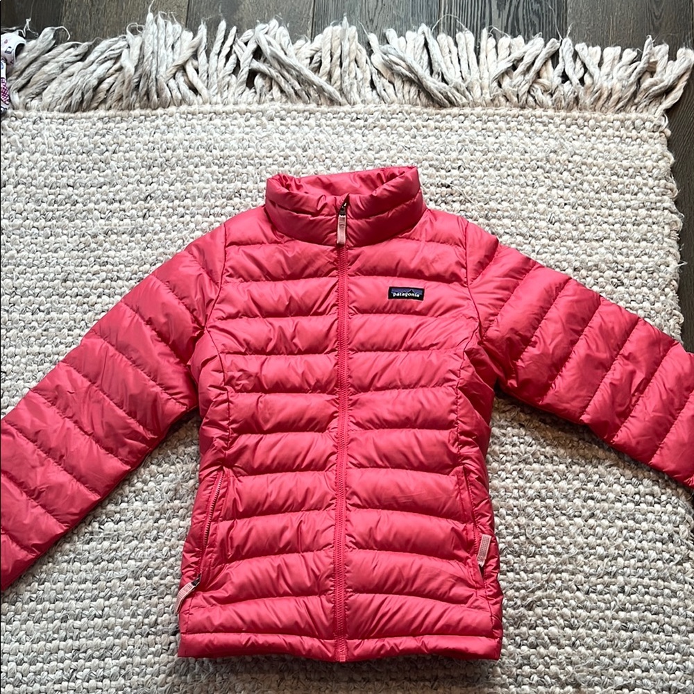 Patagonia Red Puffer Jacket Lightweight Warmth